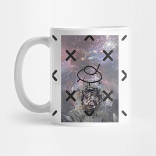 Space - astronaut - UFO collage Mug